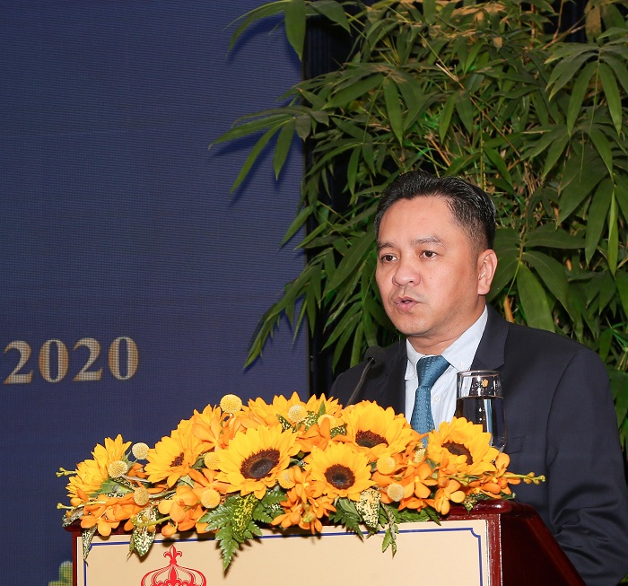 Ông Phạm Huy Bình – Chủ tịch Hội đồng thành viên Saigontourist Group phát biểu tại lễ kỷ niệm